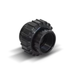 Unión doble ABS H-H ø50 - ø50 (para pegar)