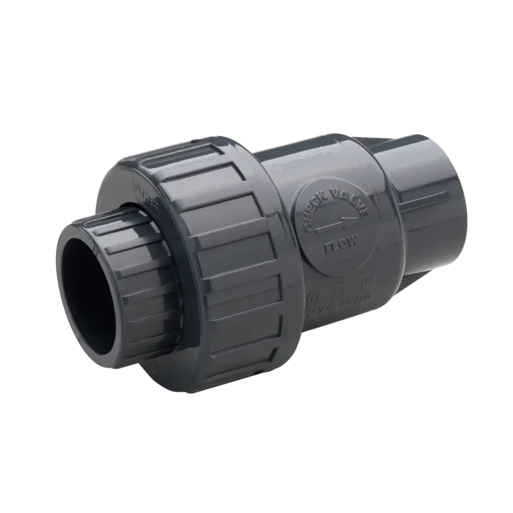 Válvula de retención PN16 HH ø63 mm (para pegar)